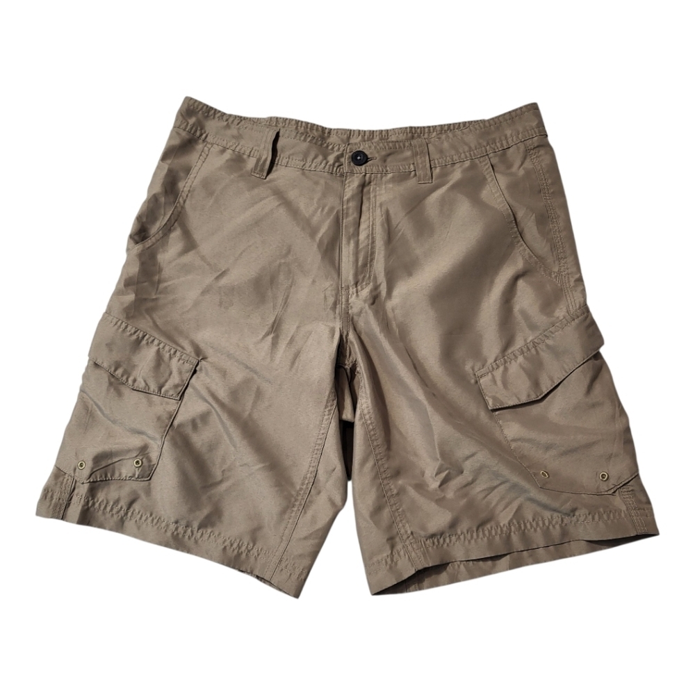 Magellan Outdoors Shorts Khaki Water Repellent Cargo Style Mens Size 30 - Picture 1 of 7